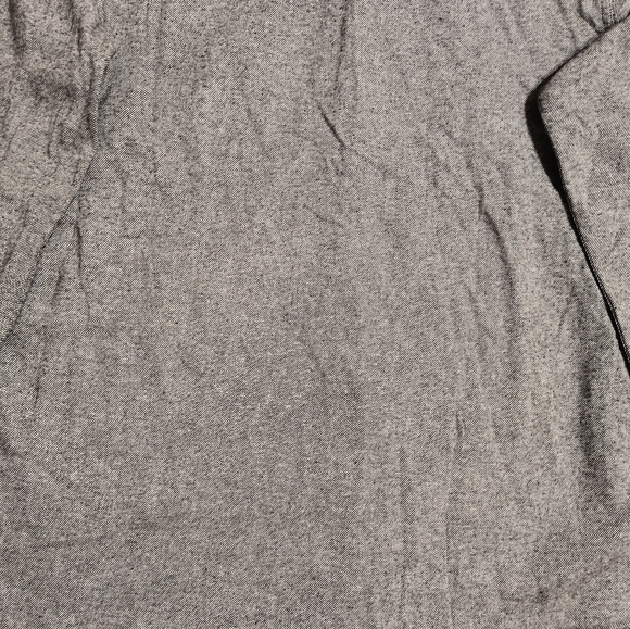 NWT Sonoma the Super Soft Flannel button down shirt, men's medium, gray - Picture 12 of 13